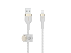 Cable BELKIN Caa010Bt3Mwh USB 3m USB a USB C/Lightning Blanco