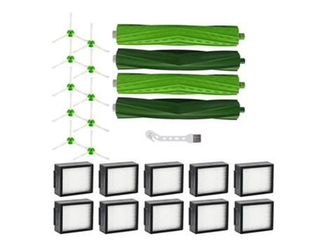 Filtros de escovas laterais de escova de rolo para irobot roomba i7 i7+ i3 i3+