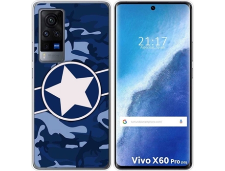 Carcasa Vivo X60 Pro 5G TUMUNDOSMARTPHONE Camuflaje 03 Multicolor
