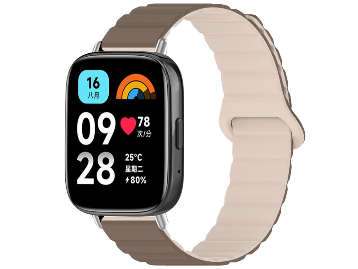 Correa magnética de silicona para Redmi Watch 3 Active / Lite - Brillante
