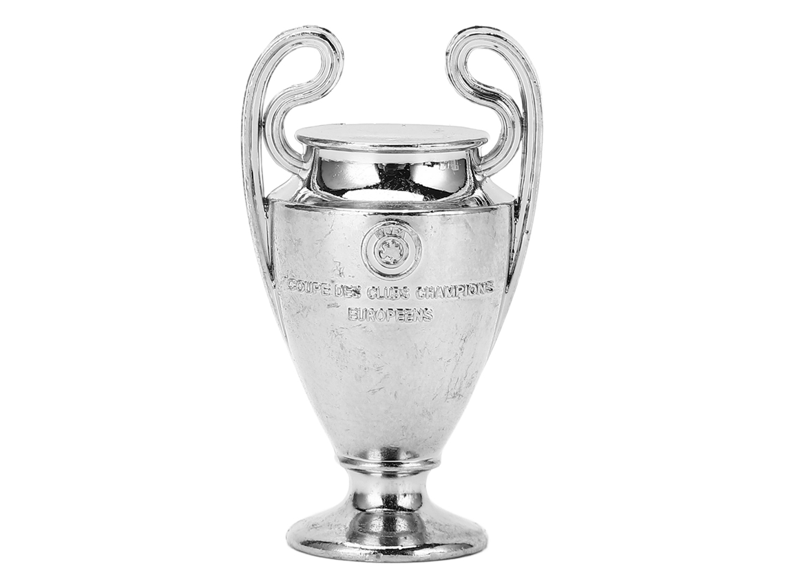 Adorno Metálico En Miniatura Del Trofeo De La Liga De Campeones Para Decorar Estantes Y Mesas, Ideal Para Aficionados.