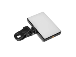 Luz Para Selfies, Panel De Luz Led Con Clip Para Teléfono, Tableta Y Computadora, Luz Bicolor Portátil Con Clip Para Cámara (negro)