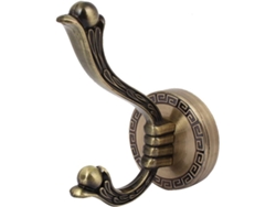 Toallero mural con doble gancho de acero inoxidable, 53 mm de diámetro CHABERLU