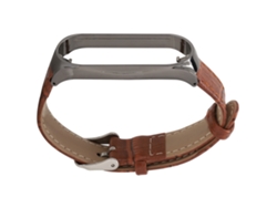 Correa de cuero para Xiaomi Mi Band 3/4, negra o marrón EOOCOO