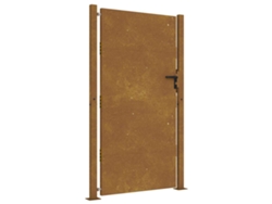 Maison Exclusive - Puerta De Jardín 100x200 Cm De Acero Corten