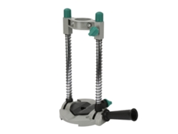 Soporte de taladro con ángulo ajustable para taladro eléctrico con guía para brocas para madera.