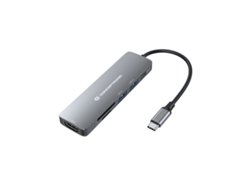 Hub CONCEPTRONIC Donn11g (USB-C - Gris)