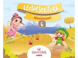 Libro Cuaderno Lectoescritura 6 Pauta Montessori (Español)