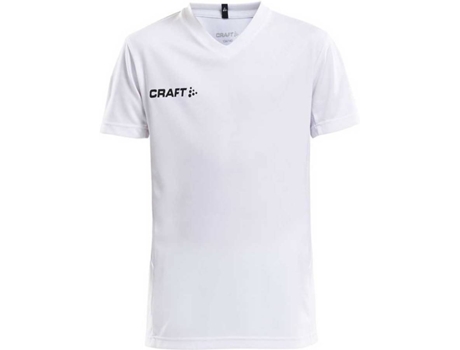 Camiseta de Hombre para Fútbol CRAFT Squad Solid Blanco (8/10 Años)