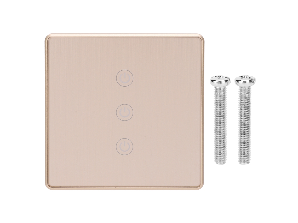 Control remoto inalámbrico Oro Smart Touch Switch estándar de 800 W y 10 A