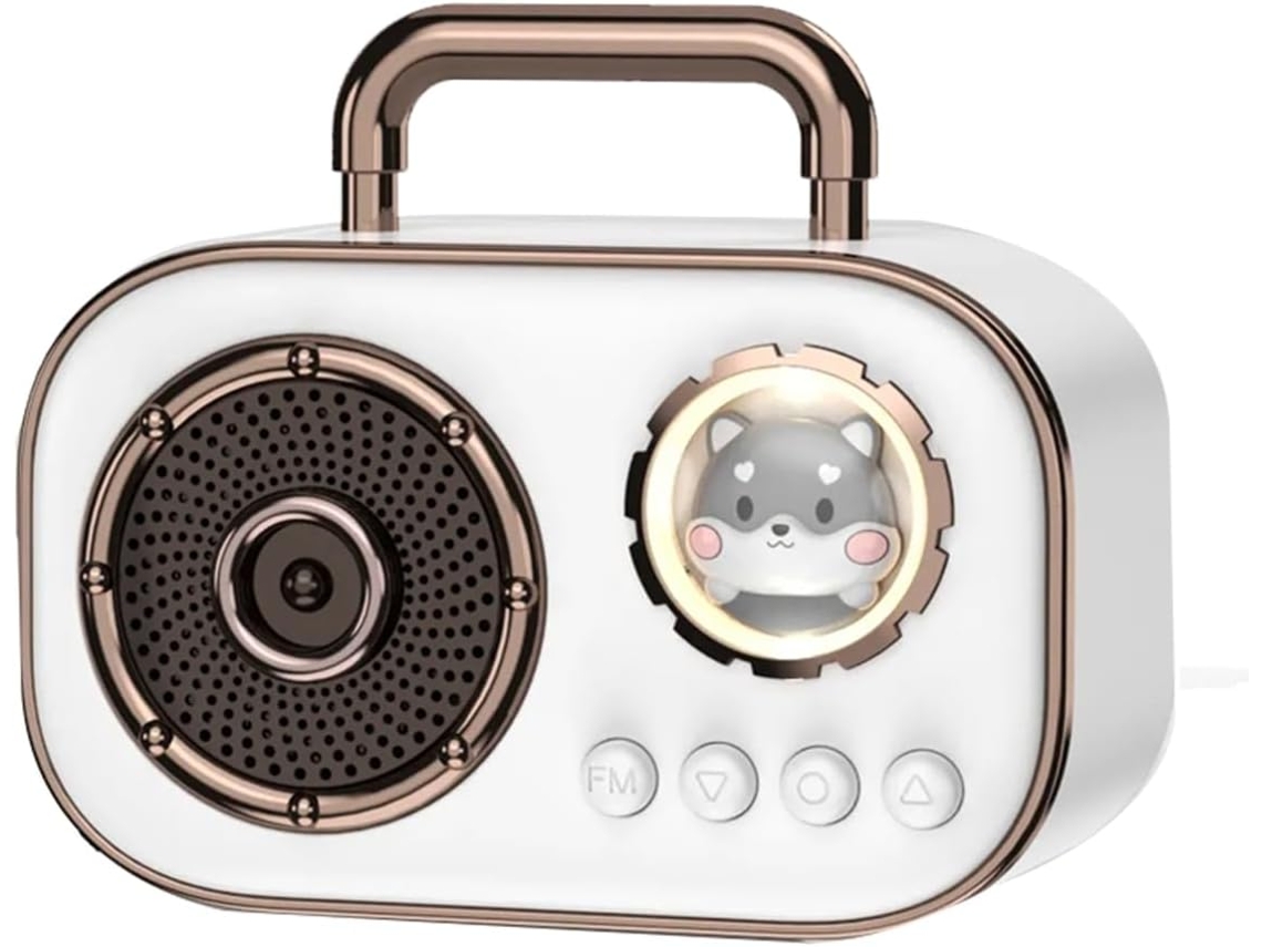 Altavoz Bluetooth Retro, Mini Subwoofer Inalámbrico