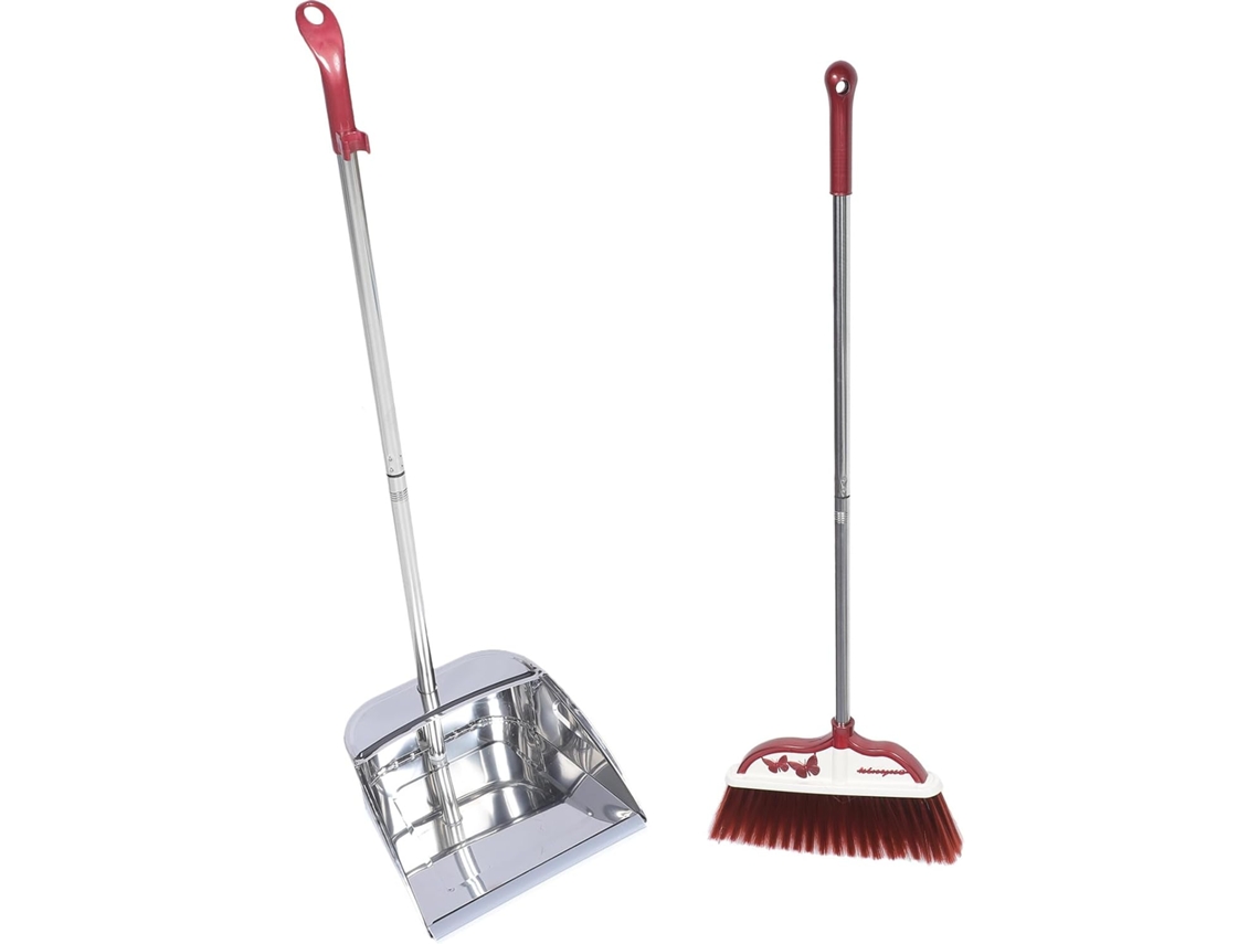 Juego Limpieza Robusto De Escoba Y Recogedor