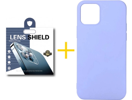 Carcasa + 1 Protector de Cámara para iPhone 12 Mini SKYHE Morado