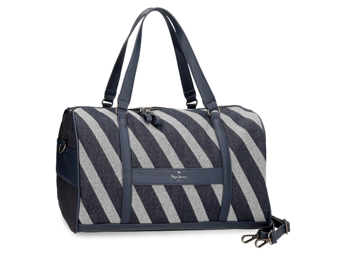 PEPE JEANS Bolsa De Viaje Poliéster con detalles en Piel Sintética Celine Azul