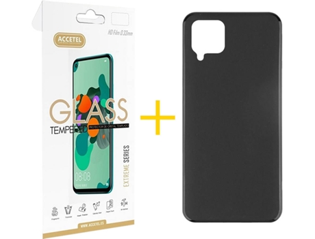 Carcasa + Protector de Pantalla para Huawei P40 Lite ACCETEL Negro
