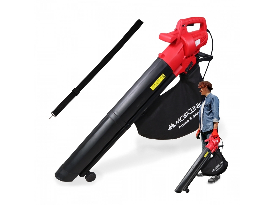 Sopladora aspiradora enchufable MOBICLINIC 900W 3 en 1 Tritura Con asa para hombro 6 velocidades Mobiclean