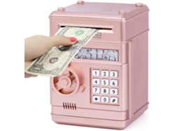 Caja fuerte electrónica rosa ZYBLSSBB con contraseña para niños de 3 a 7 años.