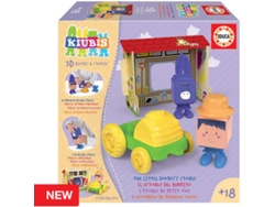 Juego Educativo EDUCA The Kiubis El Establo de Burros (Edad Mínima: 18 Meses - 25 x 25 x 8 cm)
