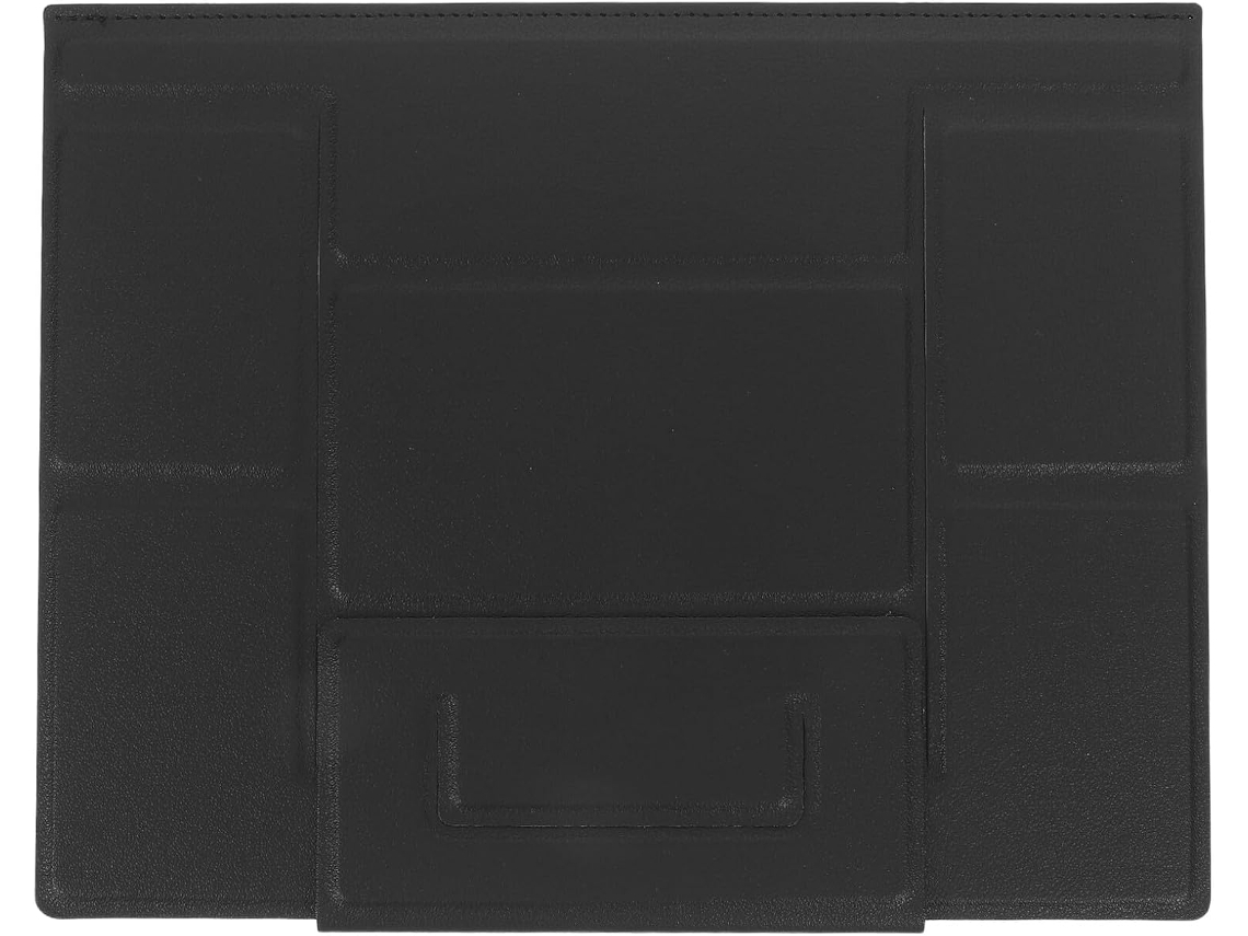 Soporte Plegable Para Portátil De Pu Negro Para Mayor Comodidad Ergonómica Y Portátil.