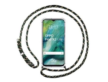 Carcasa Oppo Find X2 Lite TUMUNDOSMARTPHONE Colgante Verde
