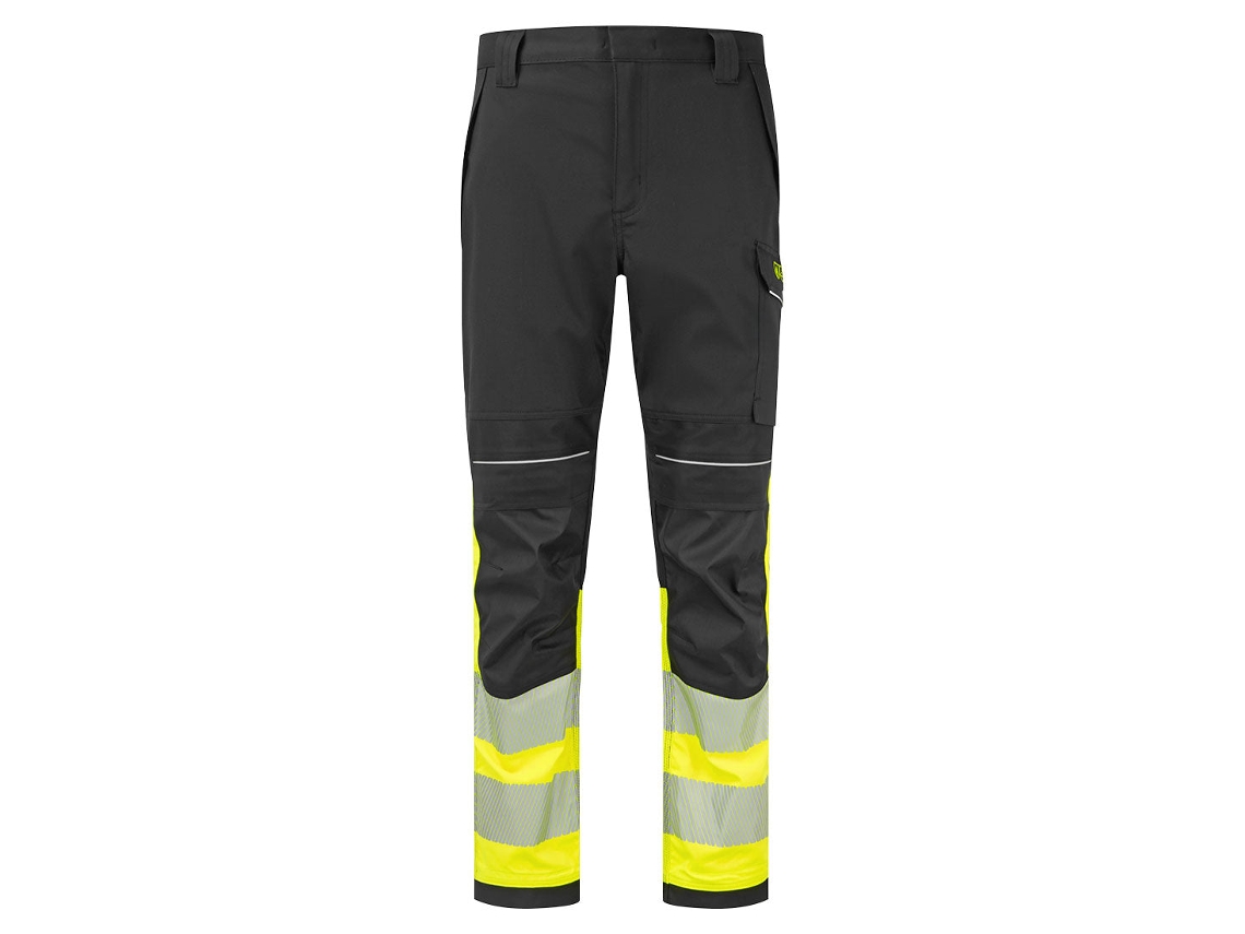 Pantalón De Trabajo Ignífugo Alta Visibilidad Clase 1 Modaflame Amarillo/negro / 30