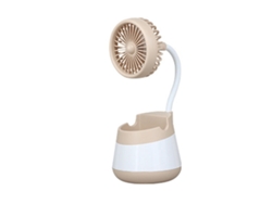 Mini ventilador USB portátil con soporte para bolígrafo