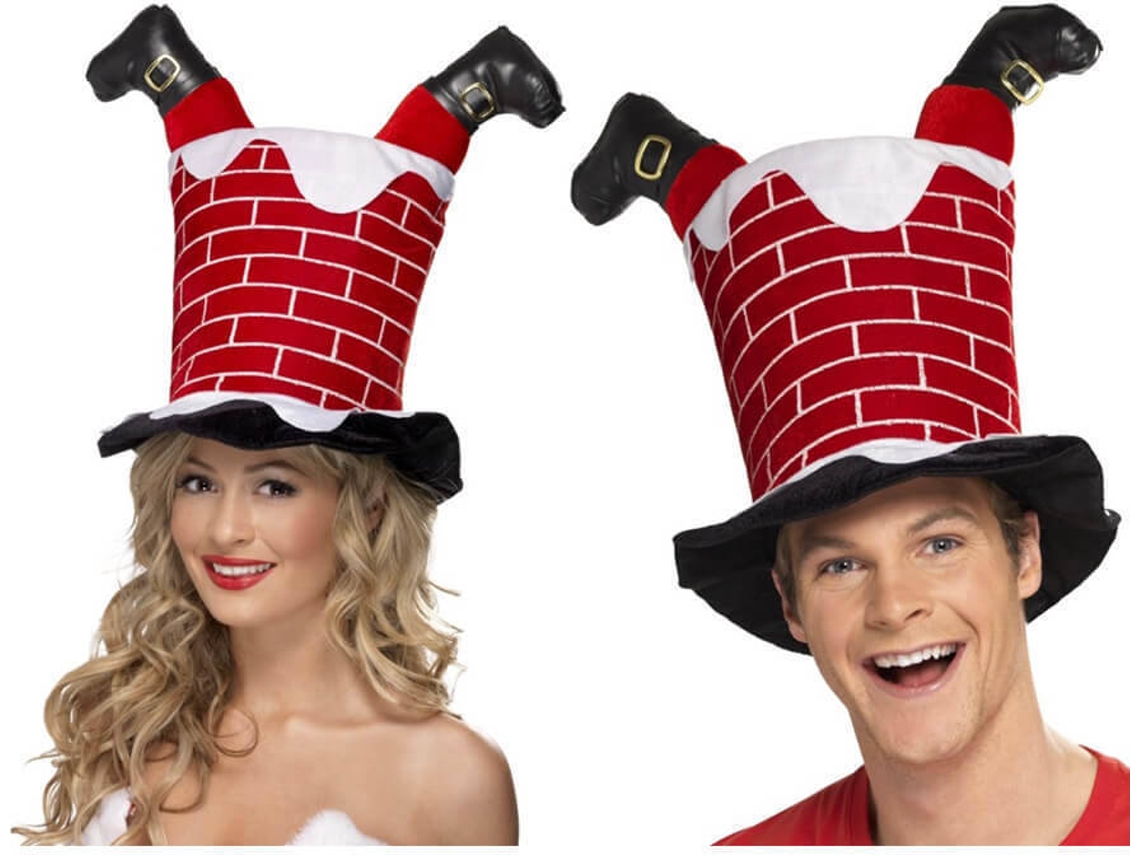Sombrero DISFRAZZES Santa Claus Atrapado En Chimenea