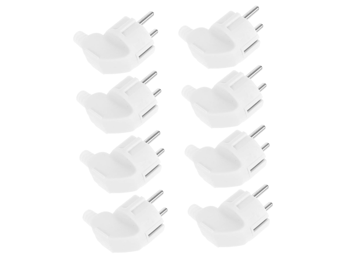 Adaptador De Enchufe Europeo De 8 Clavijas Redondas, Sistema De Cableado