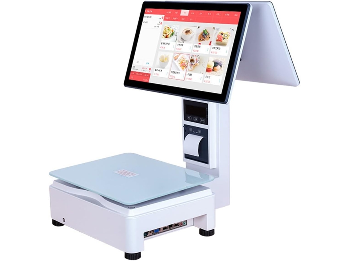 Caja Registradora Para Pequeños Negocios, Báscula De Supermercado Integrada