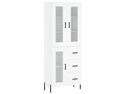 Maison Exclusive - Aparador Alto Madera Contrachapada Blanco 69,5x34x180 Cm