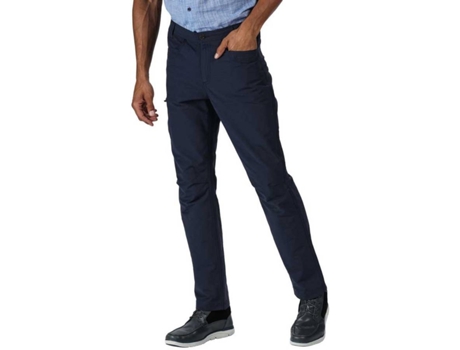 Pantalones para Hombre REGATTA Delgado Regular Azul para Montaña (34)