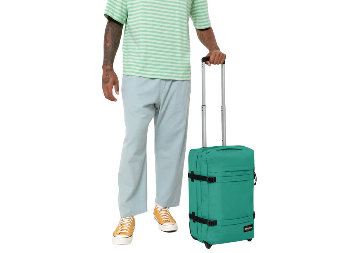 Maleta de Cabina EASTPAK Trolley Transit Botanic Verde (51 cm)