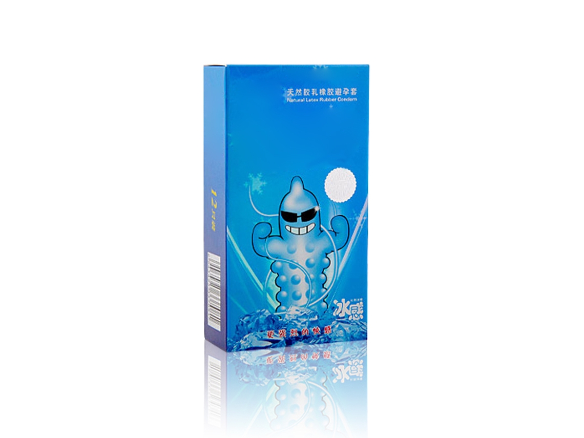 Preservativo De Latex Natural Duradero Con Partículas Grandes Para Stimulación Punto G