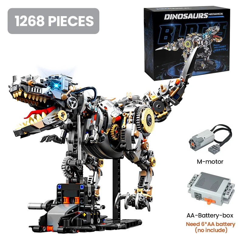 Bloques De Construcción Mecánicos Con Forma De Animales, Modelos De Ensamblaje Moc (multi-creation).