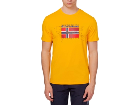 Camiseta de Hombre NAPAPIJRI Amarillo (S)