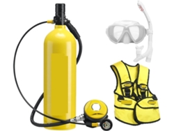 Mini Cilindro De Buceo, Respirador Para Buceo Al Aire Libre De 2 Litros, Oxígeno Para Adultos Para Natación