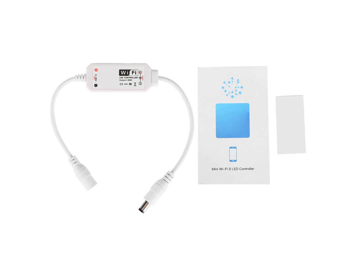 2026-controlador Wifi Para Tiras Led Monocromáticas Con Control Por Voz, Música Y Dimmer Para Hogar