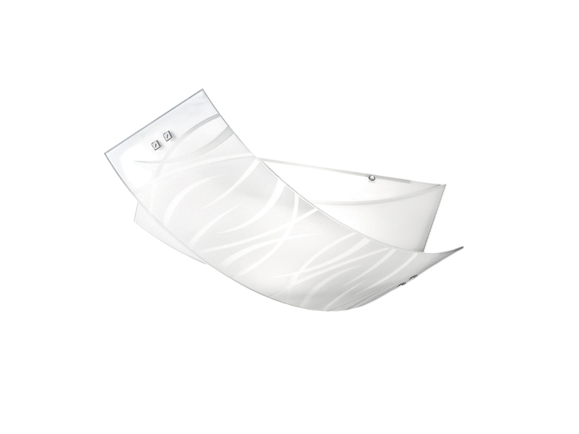 Lámparas de techo Agnese White 2xe27 Max 2x70w IP20 - Lámpara de pared LED de diseño moderno