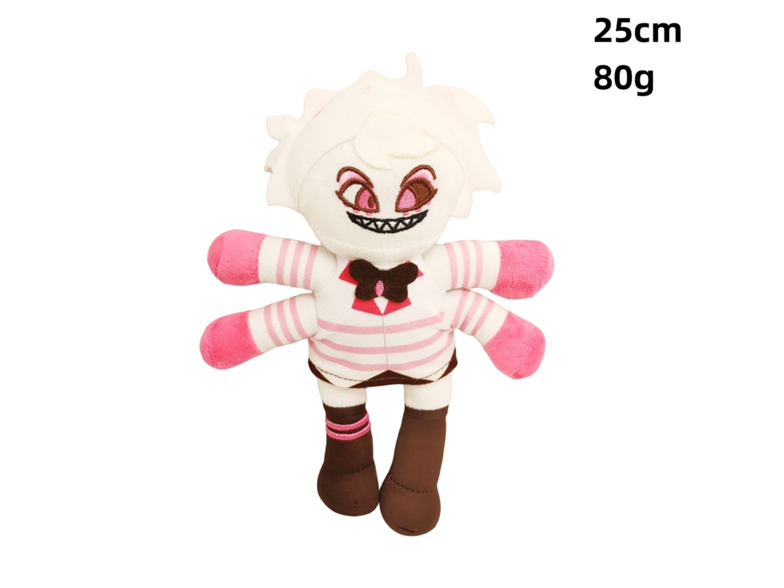 Peluche De Hazbin Hotel, Payaso Rosa A Rayas Cuatro Brazos, Regalo Anime