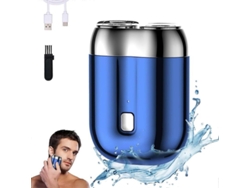 Afeitadora Eléctrica Para Hombre 2025, Mini Afeitadora Eléctrica Recargable E Impermeable, Dos Cuchillas, Compacta Para Viajes.