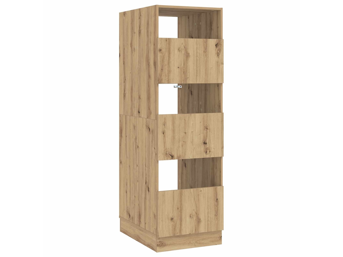 Vidaxl Armario De Lavandería Roble Artesanal Madera De Ingeniería