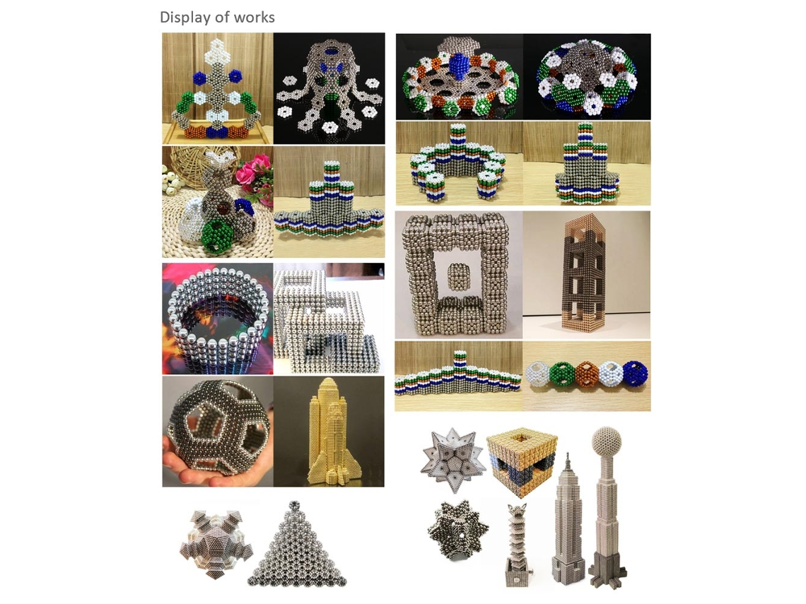 Juego De Bolas Mágicas Magnéticas De Acero Para Armar, 432 Piezas, Buckybolas Plateadas De 3 Mm, Rompecabezas.