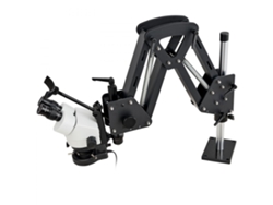 Microscopio Estereoscópico Profesional con Zoom Ajustable, Iluminación LED y Soporte Multidireccional Tekmaquinas
