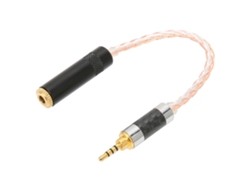 Adaptador De Áudio 2.5mm Macho Para 3.5mm Fêmea Cabo De Extensão Para Fones De Ouvido 15cm/5.9in