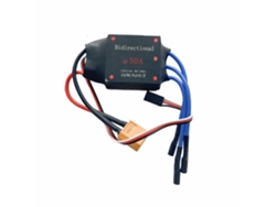 ESC bidireccional sin escobillas con conector en T, conector banana de 3,5 mm, control remoto, modelo de coche y barco RC, hélice submarina, barco de viento, 10 A, 12 A