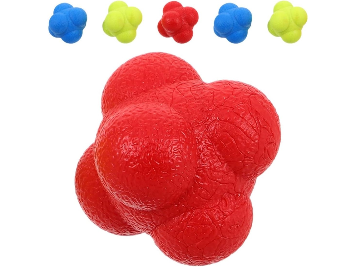 Juego De 6 Pelotas De Reacción Hexagonales Con Bandas Elásticas Para Mejorar La Coordinación De Las Manos.