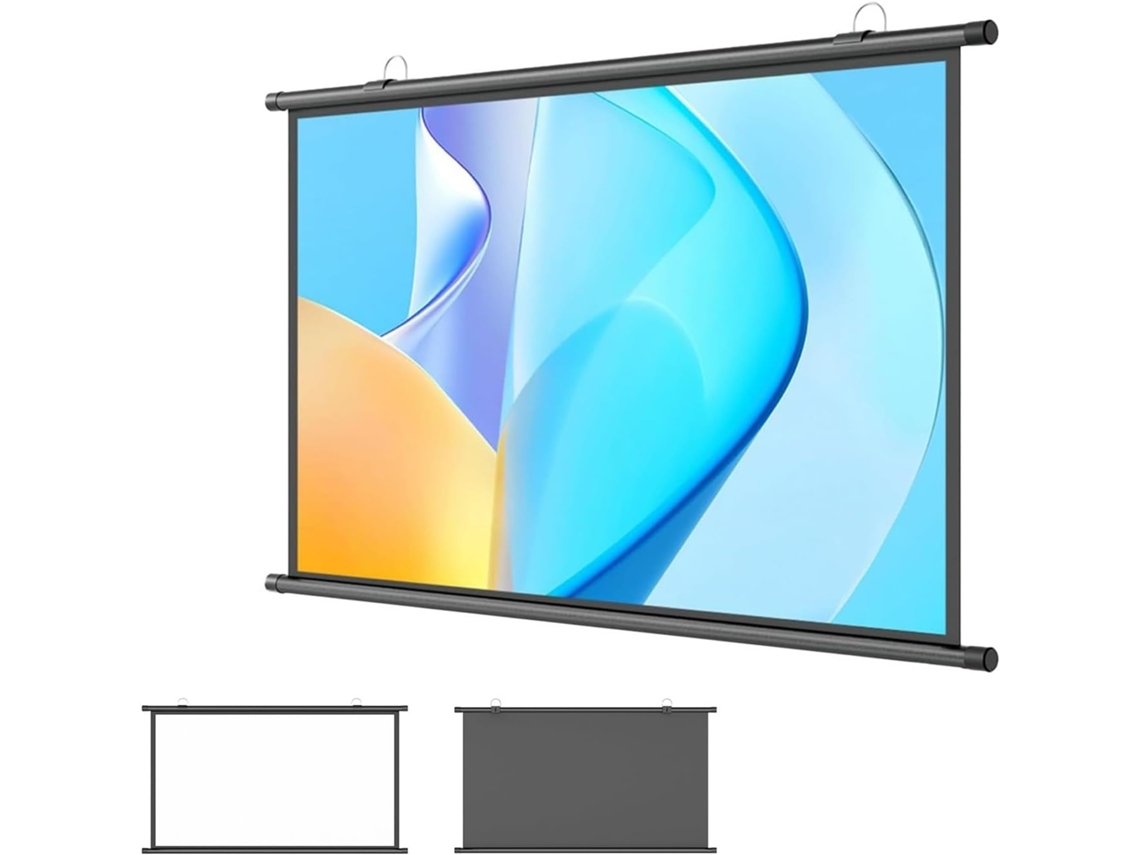 Pantalla De Proyector Portátil De Mano De 40", 50", 60", 72", Soporte De Pantalla De Proyección Móvil,
