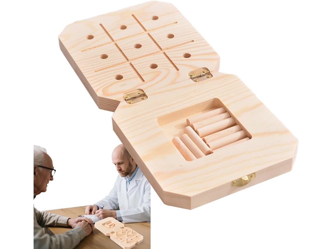 Tabla De Madera Con Superficie Texturizada Para La Destreza Los Dedos Desarrollar Motricidad Fina Ejercicio Manual
