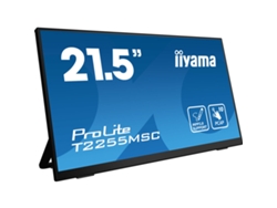 Monitor IIYAMA ProLite T2255MSC-B1 (Negro - Full HD - 22" - Flicker free - Enchufe EU - 5 ms)