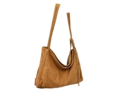 Bolso bandolera de estilo casual para mujer, estilo mensajero sencillo, bolso de hombro, gran capacidad, informal, marrón.